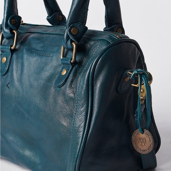 Wanderers San Montano Crossbody Teal Handbag - Picture 9 of 11